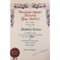 Сертификат RIMYI (Пуна)